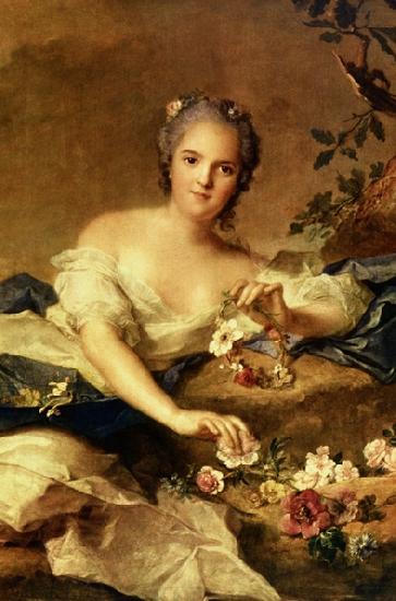 Jean Marc Nattier known as Madame Henriette represented as Flora in China oil painting art